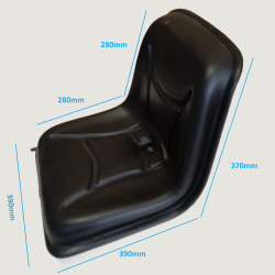 Siège adaptable réglable pour Mini-Pelle et Chariot Élévateur