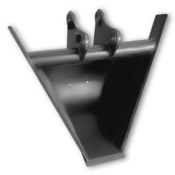 Godet trapèze 300mm 52 degrés