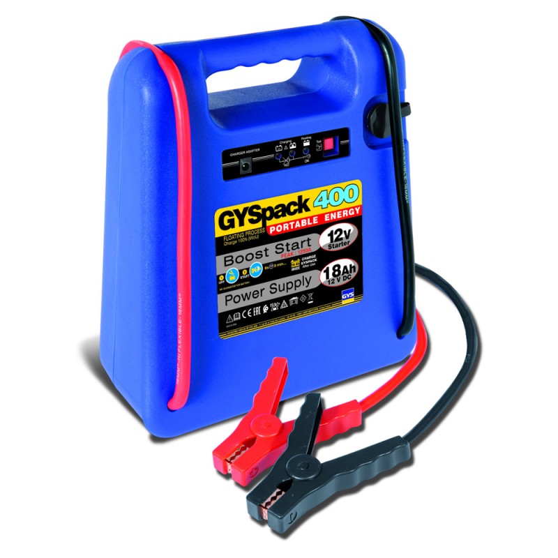 Booster 12V Démarreur autonome - Alimentation 12V GYSPACK 400
