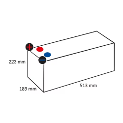 Batterie 12v 140Ah 760A