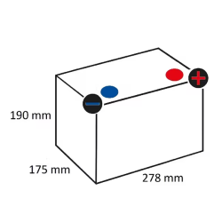 Batterie 12v 74Ah 680A