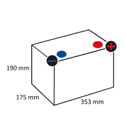 Batterie 12v 90Ah 720A