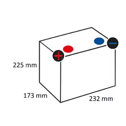 Batterie 12v 60Ah 510A