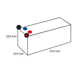 Batterie 12v 180Ah 1100A