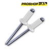 Lot de 2 rivets blancs 4x16mm