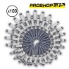Lot de 100 rivets blancs 4x16mm
