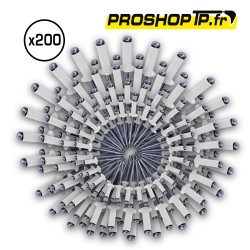Lot de 200 rivets blancs 4x16mm