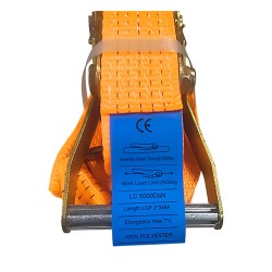 Sangle d'arrimage 6m 5T à cliquet