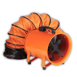 Ventilateur extracteur d'air industriel Ø305mm avec gaine 10m