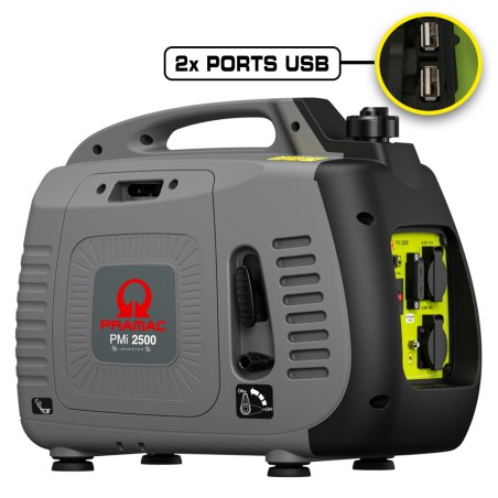 PMi2500 2300W 230V Monophasé essence groupe électrogène Pramac