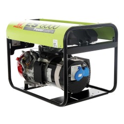 ES8000 AVR 6400W 230V Monophasé essence groupe électrogène Pramac