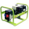 E8000 TRI 6600W 400V / 230V Triphasé essence groupe électrogène sur châssis Pramac