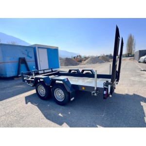 Remorque porte engins 2 essieux 3500kg Moiroud ECO350 neuve