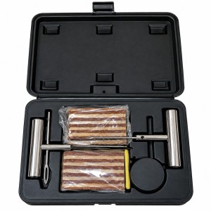 Kit de Réparation Pneu Tubeless Professionnel – Coffret 50 Mèches & Outils