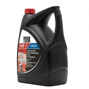 Huile Moteur 0W20 100% Synthèse York 1248 Low SAPS