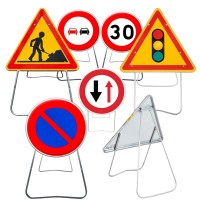 Panneaux de chantier et signalisation